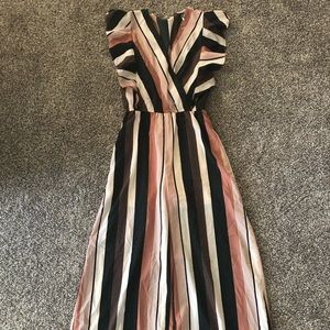 Umgee Olive/Blush Jumpsuit